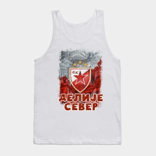 GRB Delije Sever Crvena Zvezda Beograd / Red Star Belgrade Serbia ULTRAS 1989 Tank Top